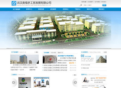 武汉奥福多工贸发展_网站建站案例_中企动力