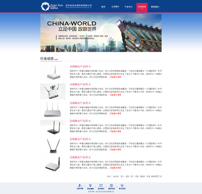 武汉钻迅光电企业官网设计 科技与专业的融合